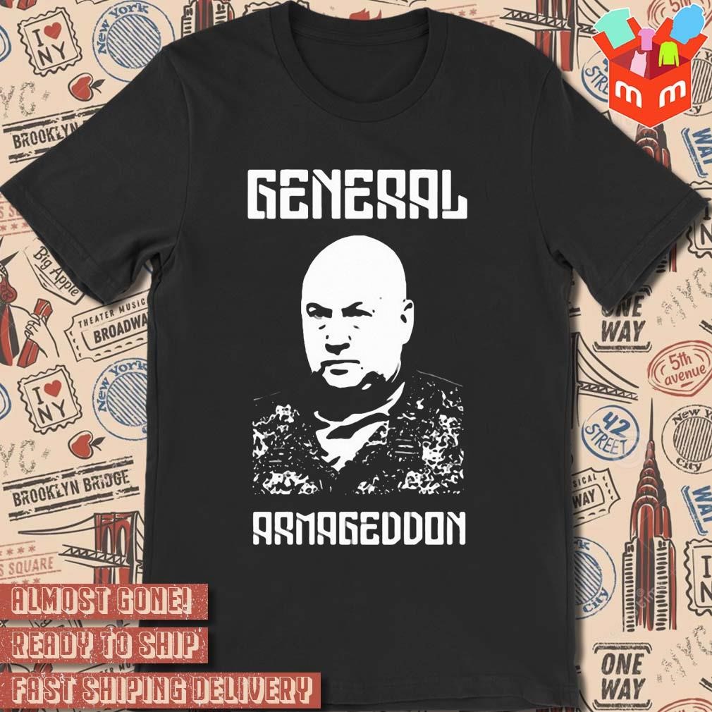 Gearbubble general armageddon art design t-shirt
