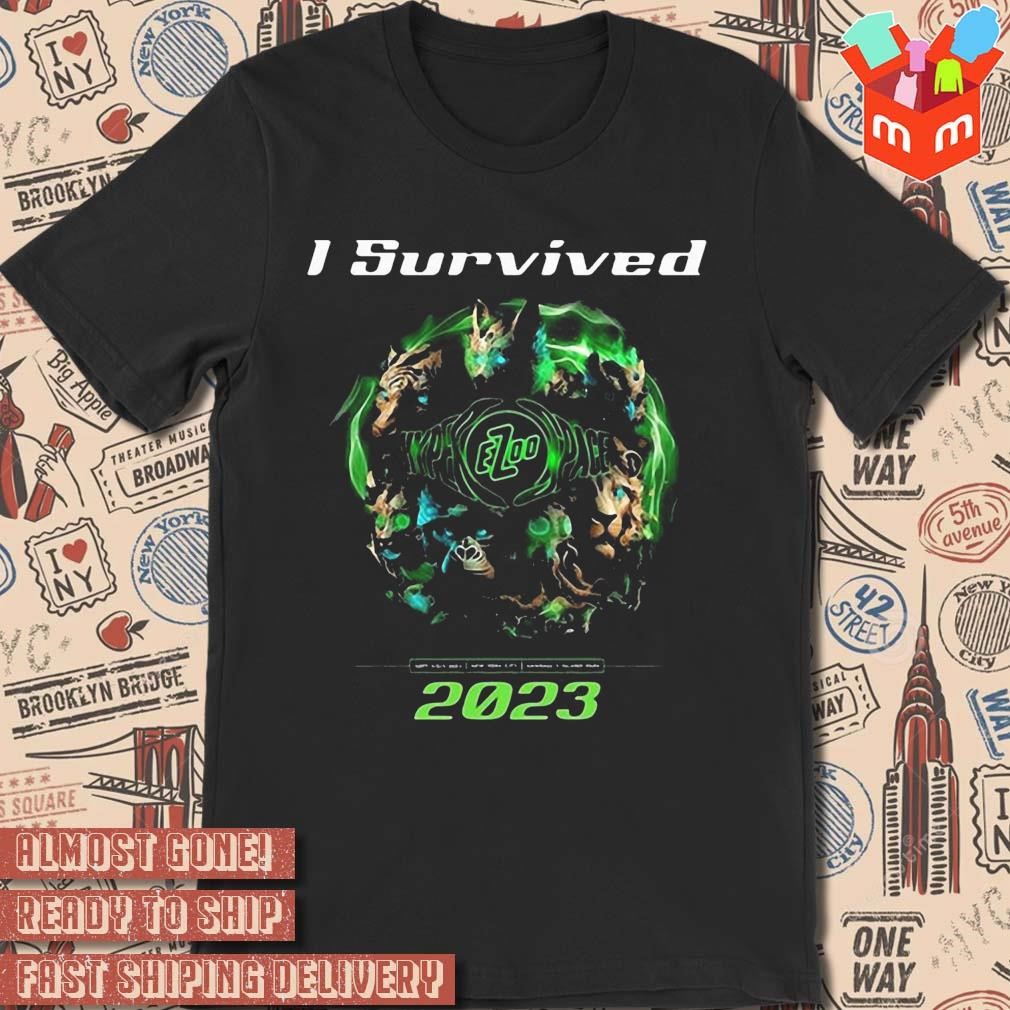 I survived hyperezoo space 2023 art design t-shirt