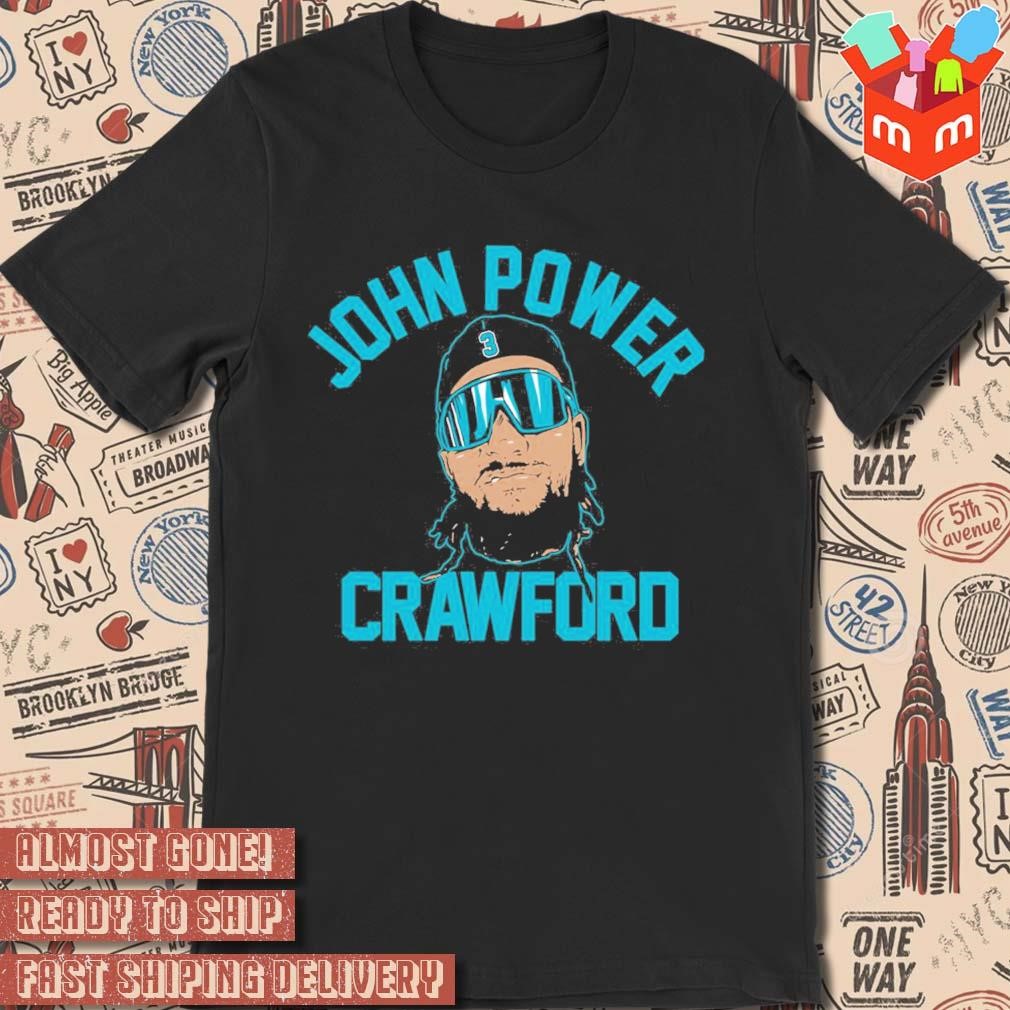 J.P Crawford John Power Crawford art design t-shirt