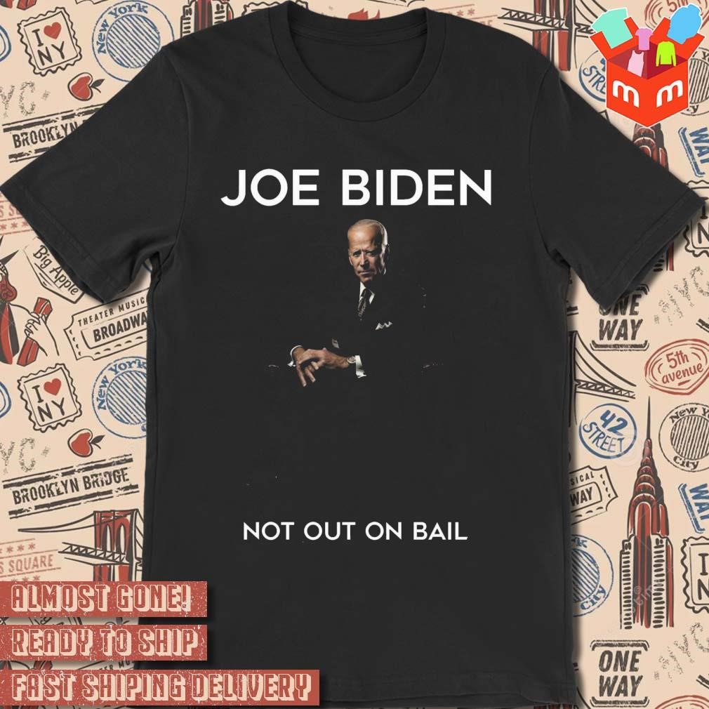 Joe Biden not out on bail scott dworkin photo design t-shirt