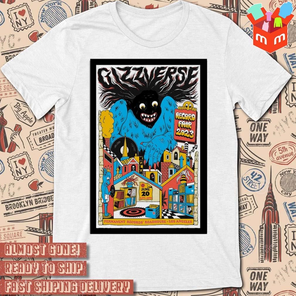 King gizzard Los Angeles CA tour 2023 art poster design t-shirt