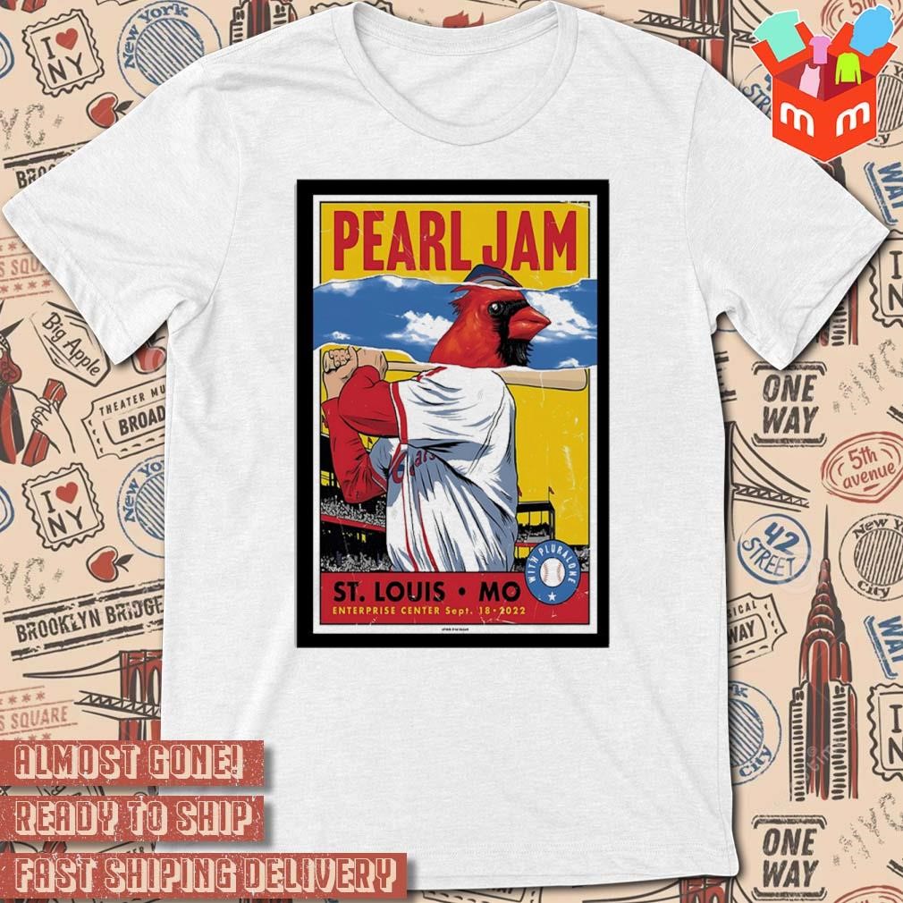 Pearl jam St Louis MO art poster design t-shirt
