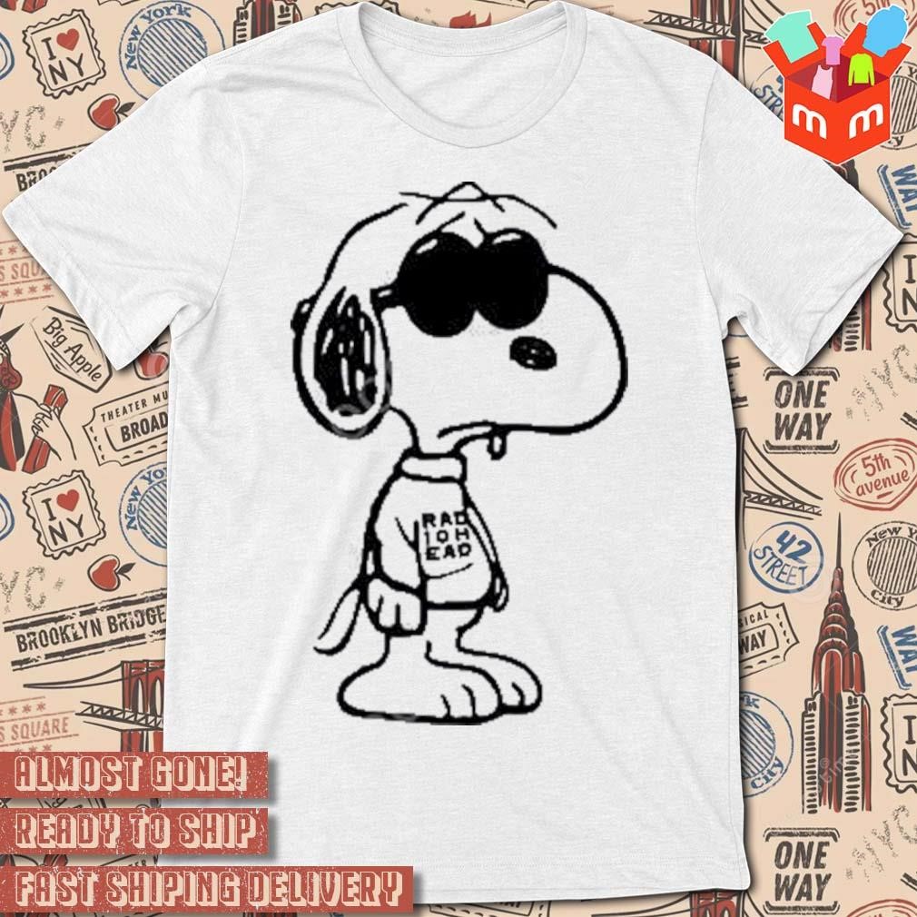 Radiohead Snoopy art design t-shirt