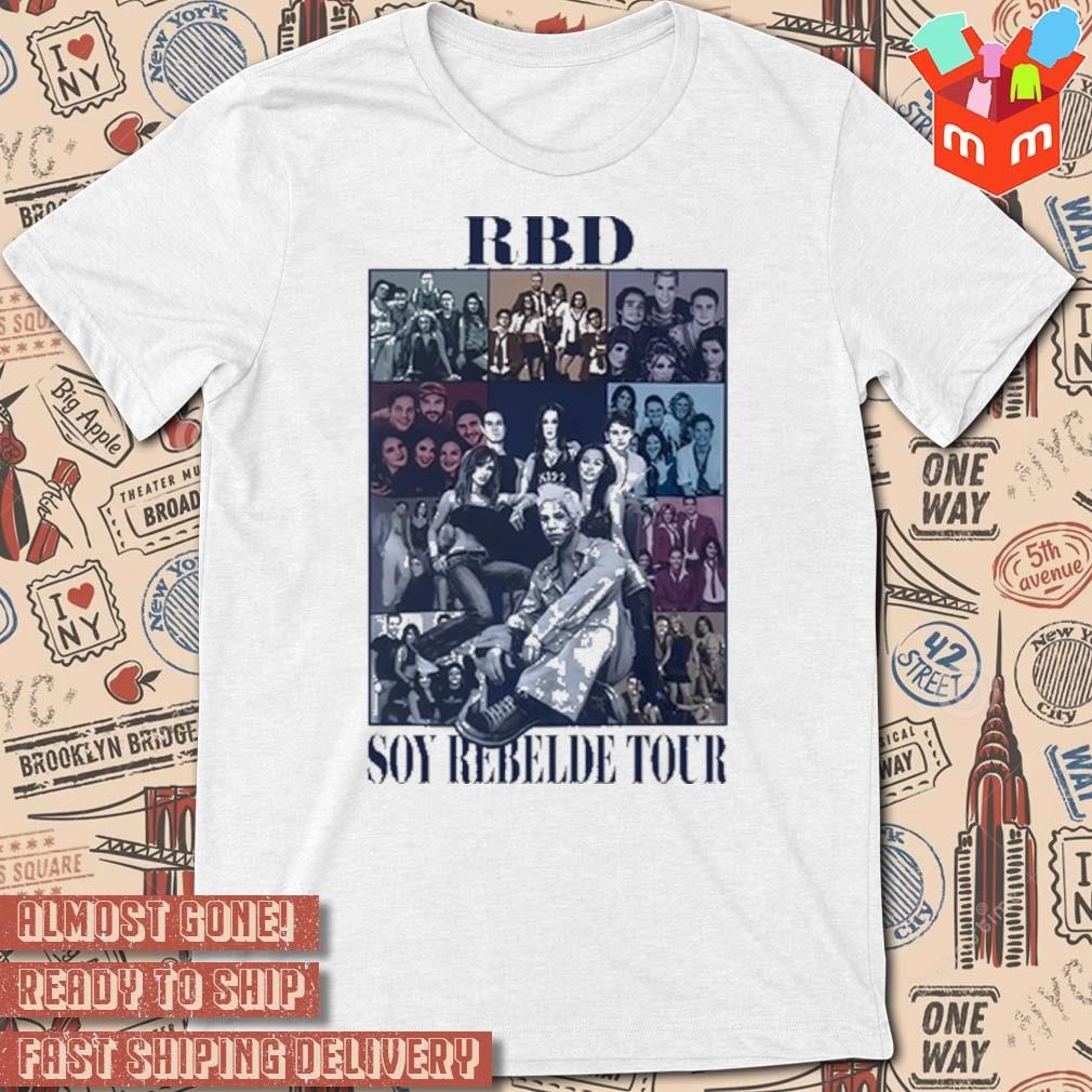 Rbd Soy Rebelde tour the eras tour photo design t-shirt