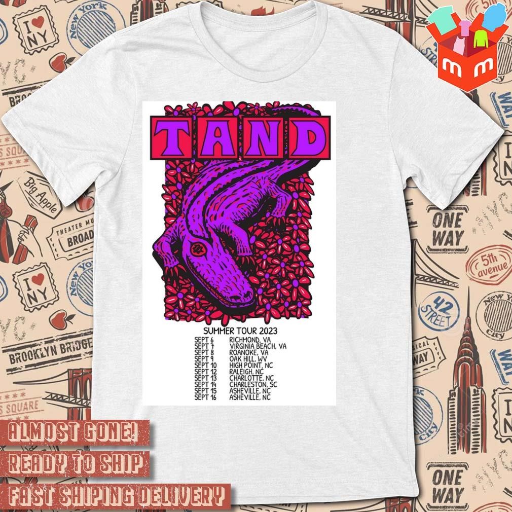 Tand summer tour 2023 art poster design t-shirt