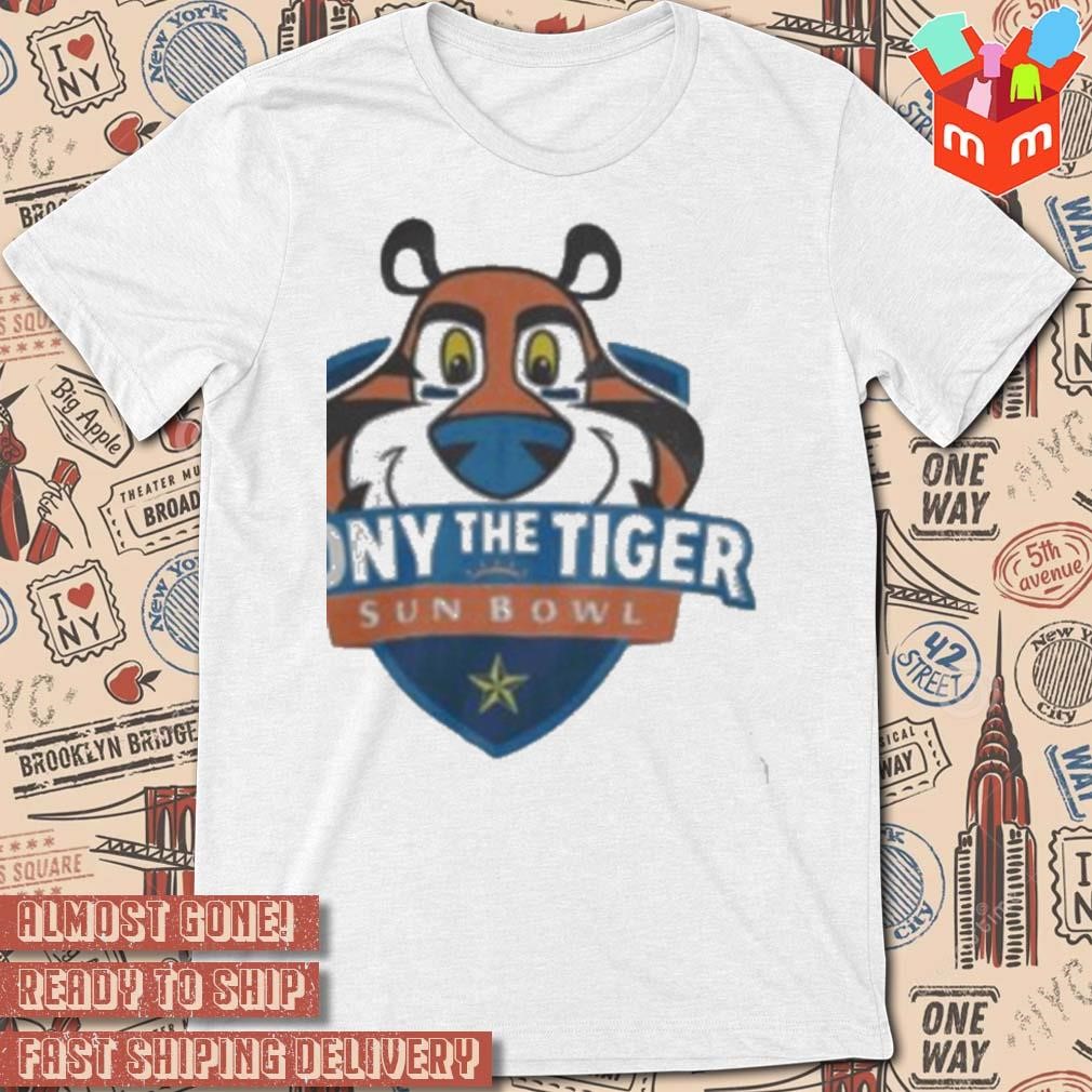 Tony the tiger sun bowl 2023 art design t-shirt