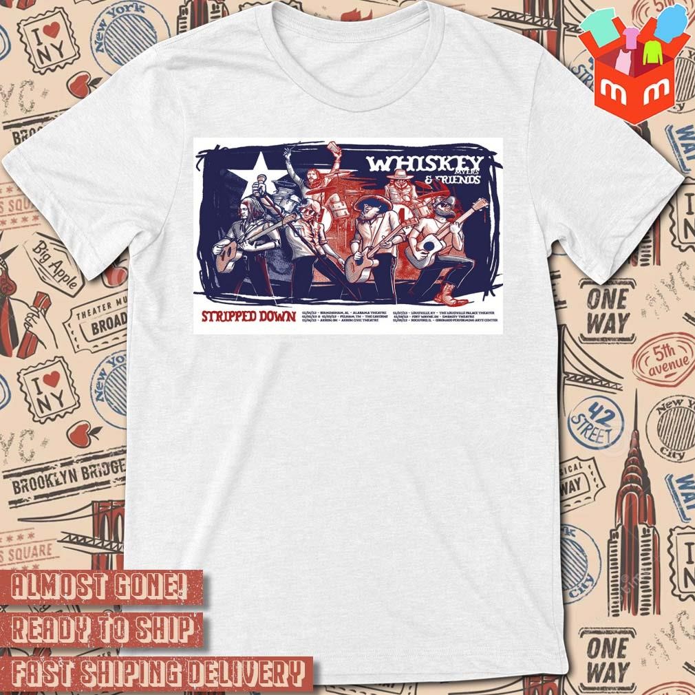 Whiskey myers announces december dates for firstever acoustic tour poster t-shirt