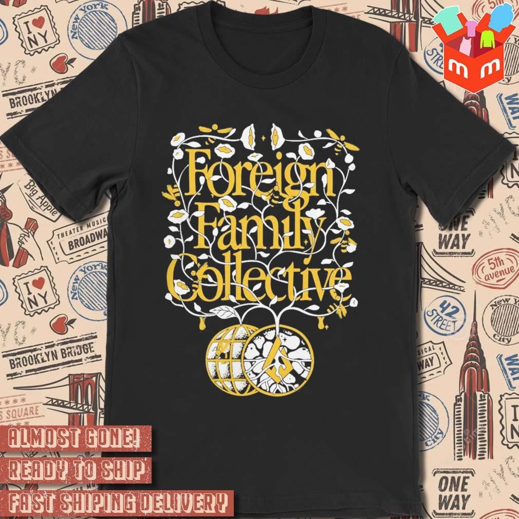Foreign Family Collective Flowers and Bees t-shirt