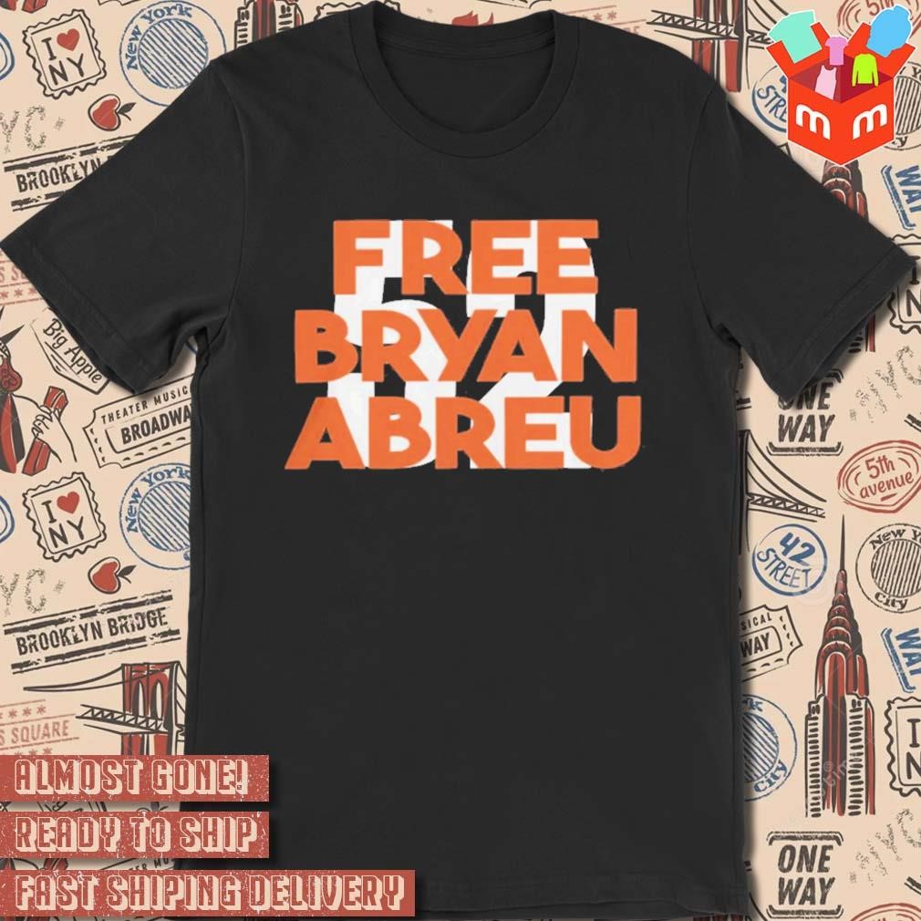 Free Bryan Abreu Jersey t-shirt