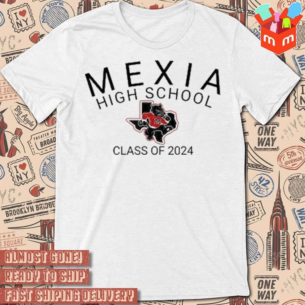 Mexia Black Cats high school class of 2024 t-shirt