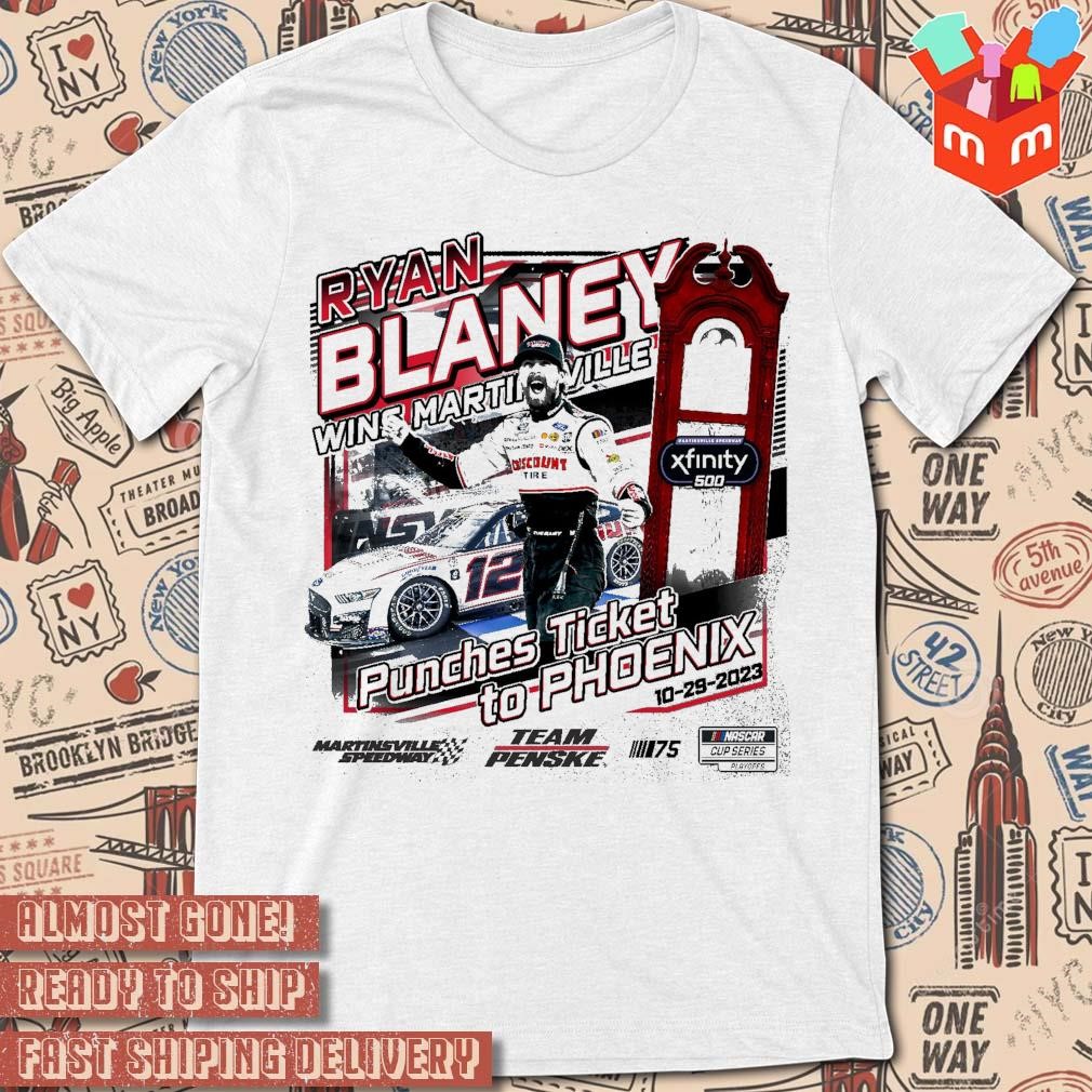 Ryan Blaney Checkered Flag Sports 2023 Xfinity 500 Race Winner t-shirt