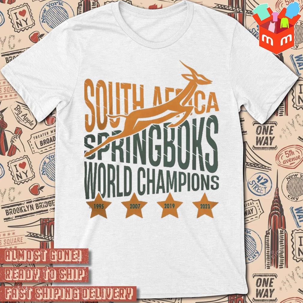 South Africa Rugby World Cup 2023 Changing Room Springboks Champions Stadium t-shirt