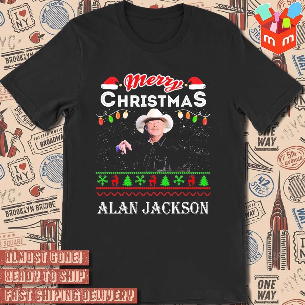 Alan Jackson ugly Christmas sweater 2023 t-shirt