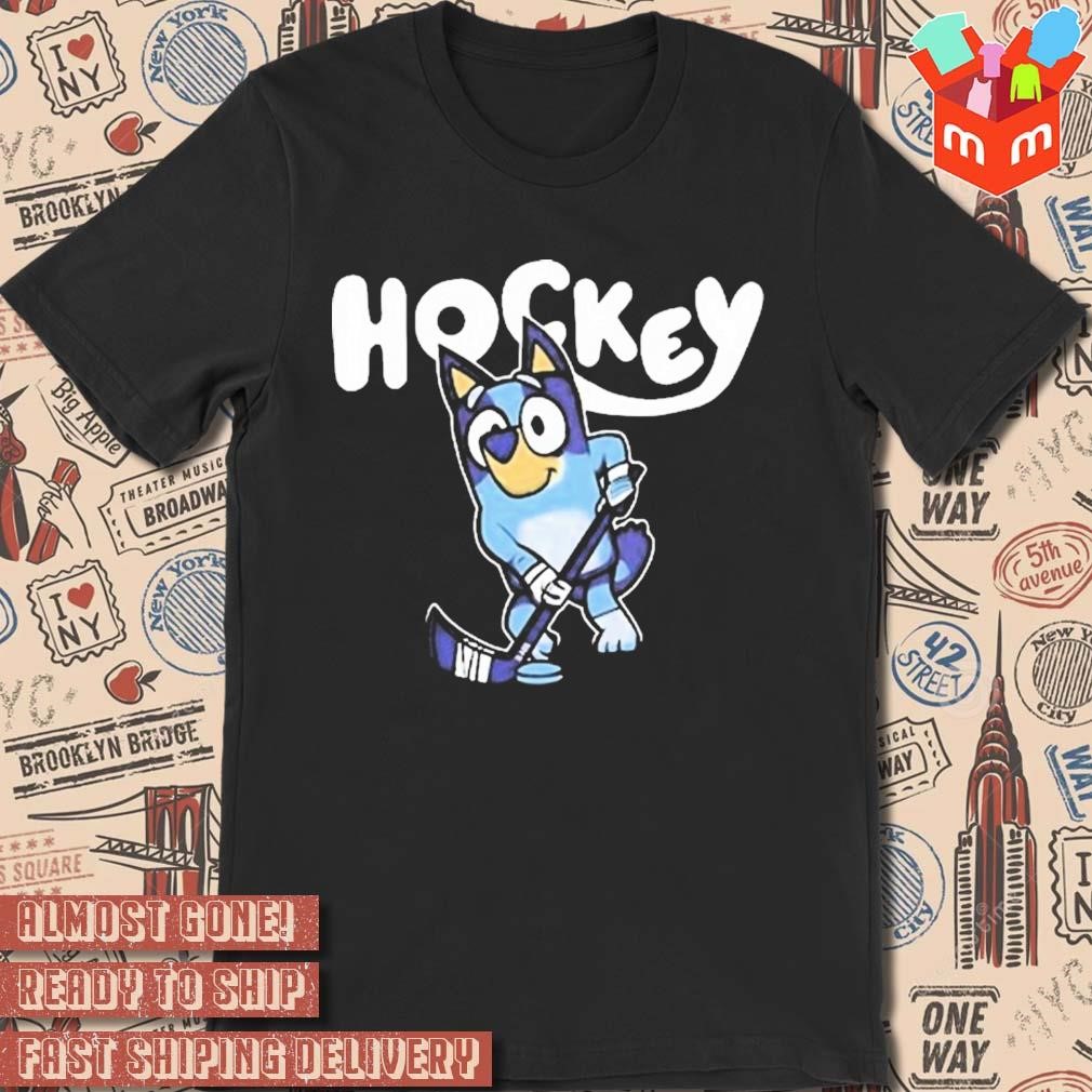 Bring hockey back Bluey Dog Hockey T-shirt