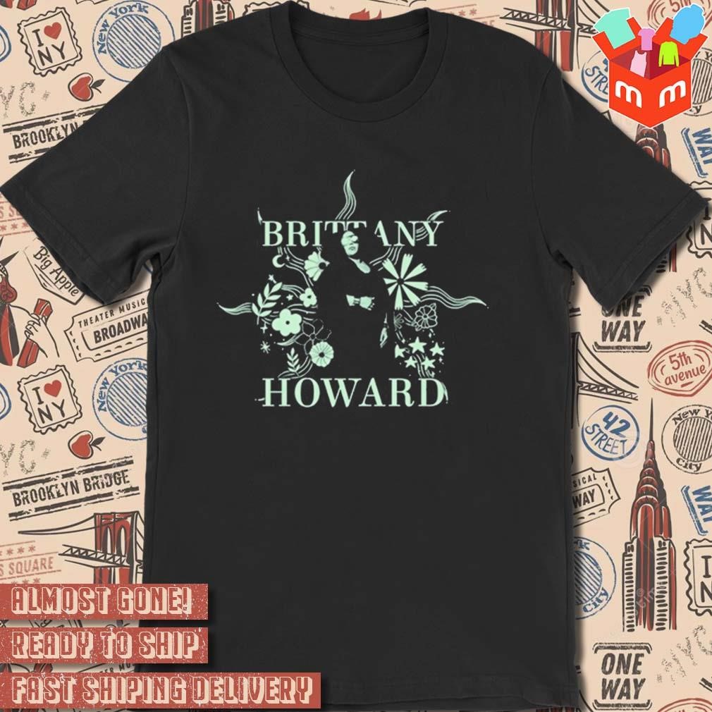 Brittany howard flower artwork t-shirt