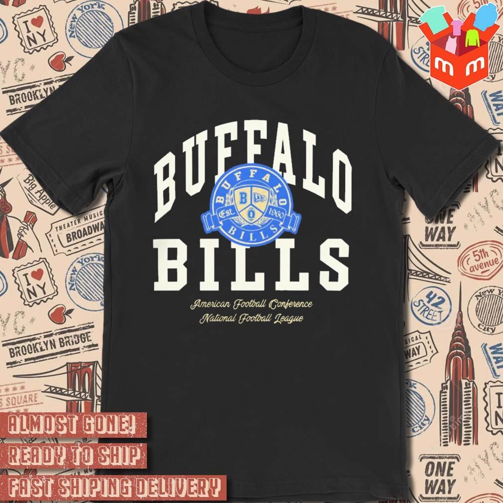 Buffalo Bills Letterman American Football Conference National Football League Est 1960 t-shirt