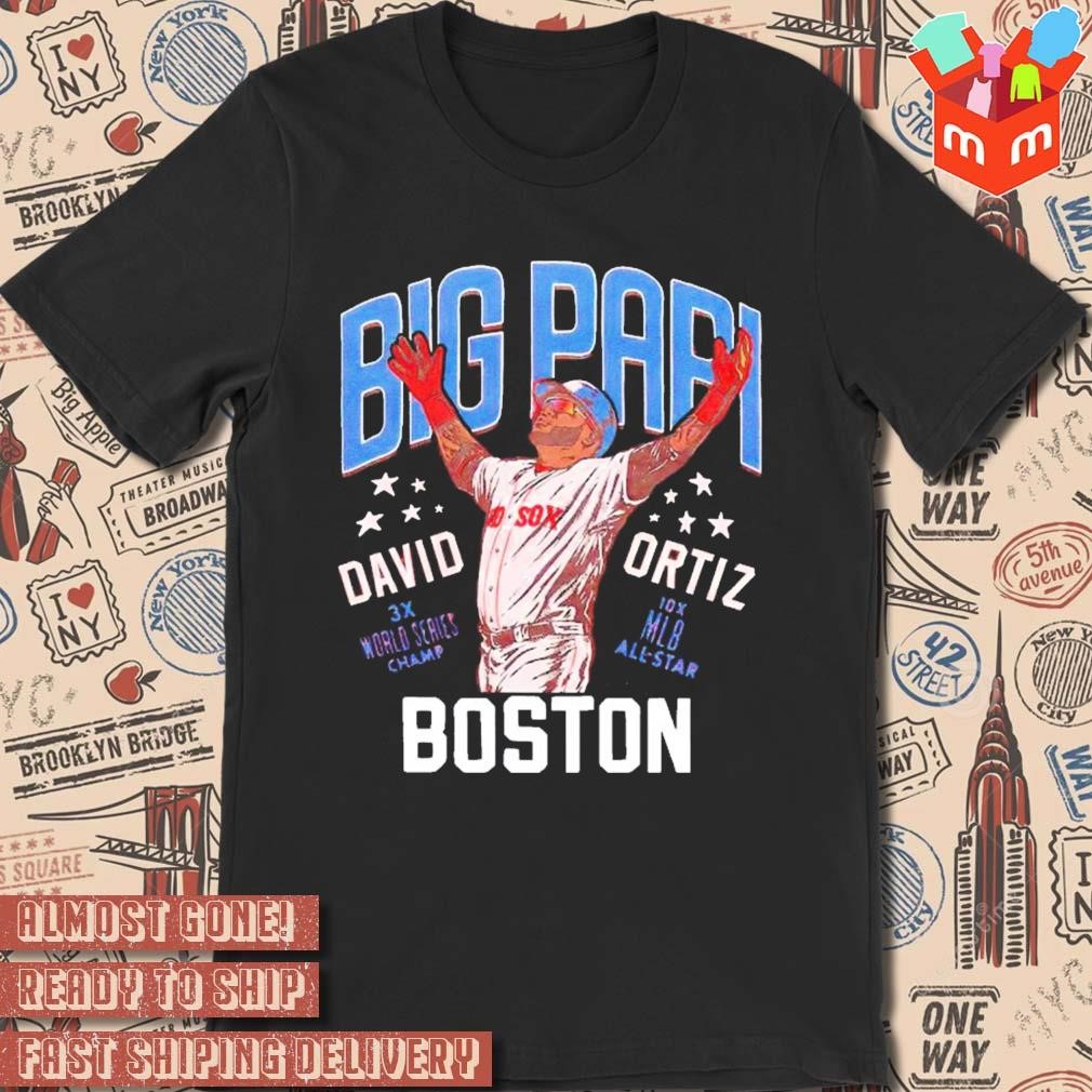 David Ortiz Big Papi Boston Red Sox legend t-shirt