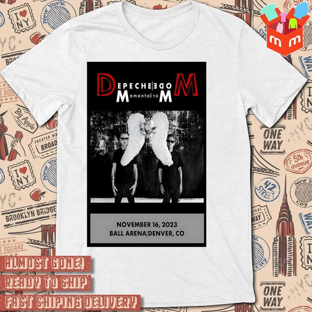Depeche Mode Nov 16-2023 Ball Arena Denver CO poster T-shirt
