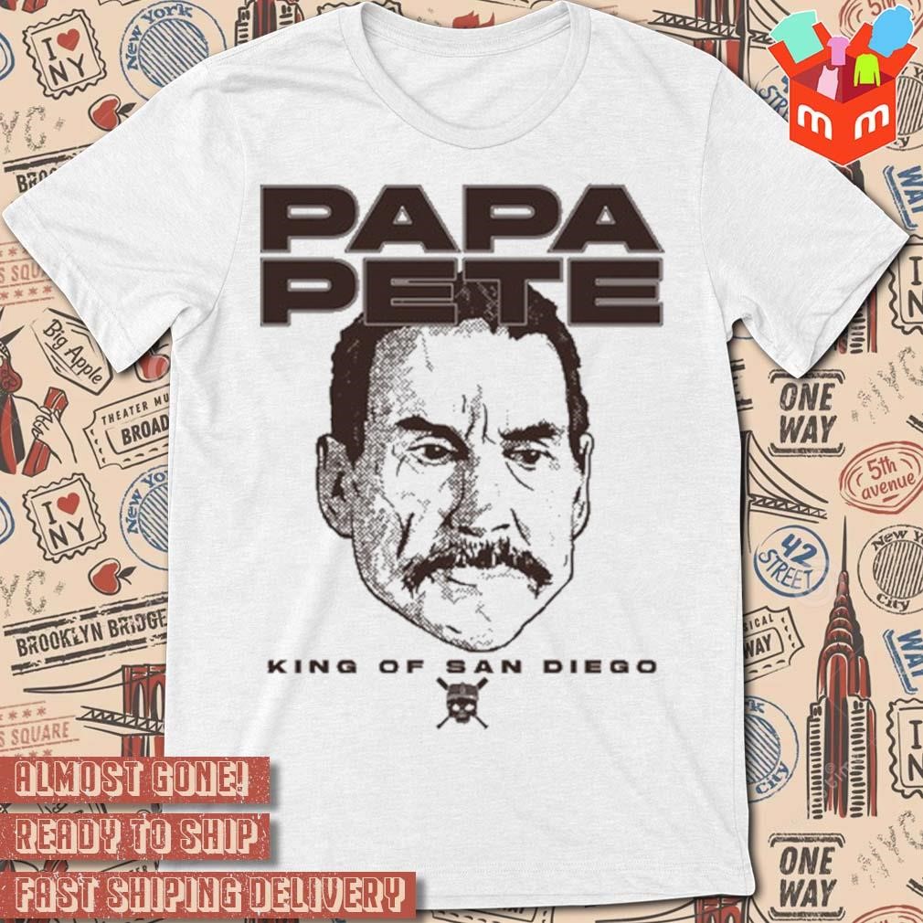 Friars Till We Die Papa Pete King of San Diego painting vintage T-shirt