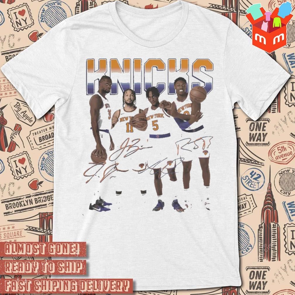 Gamechanger La 2023 Knicks signatures t-shirt