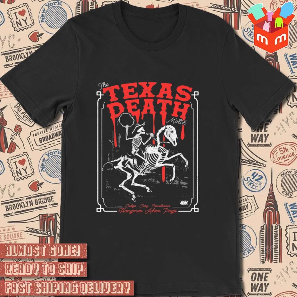 Hangman Adam Page The Texas Death t-shirt