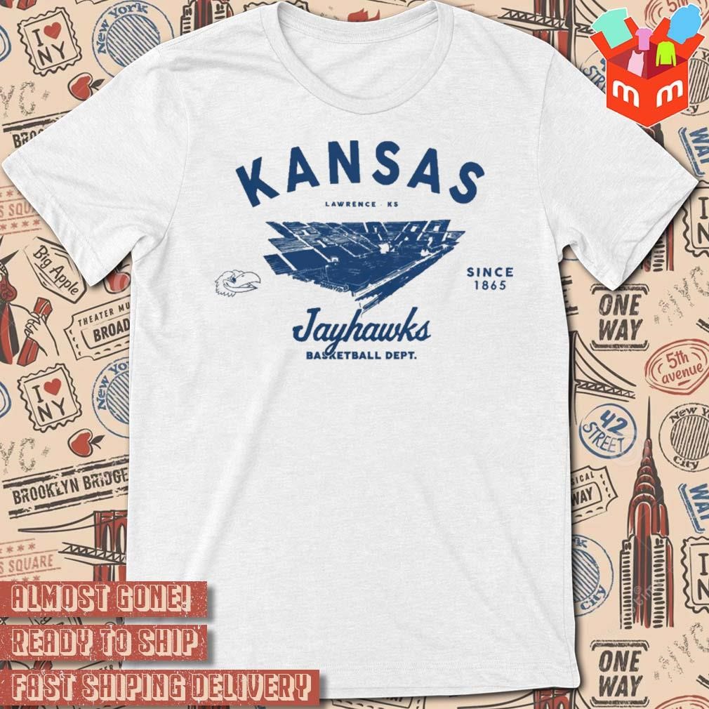 Kansas Jayhawks League Collegiate Stadium Victory Falls since 1865 T-shirt