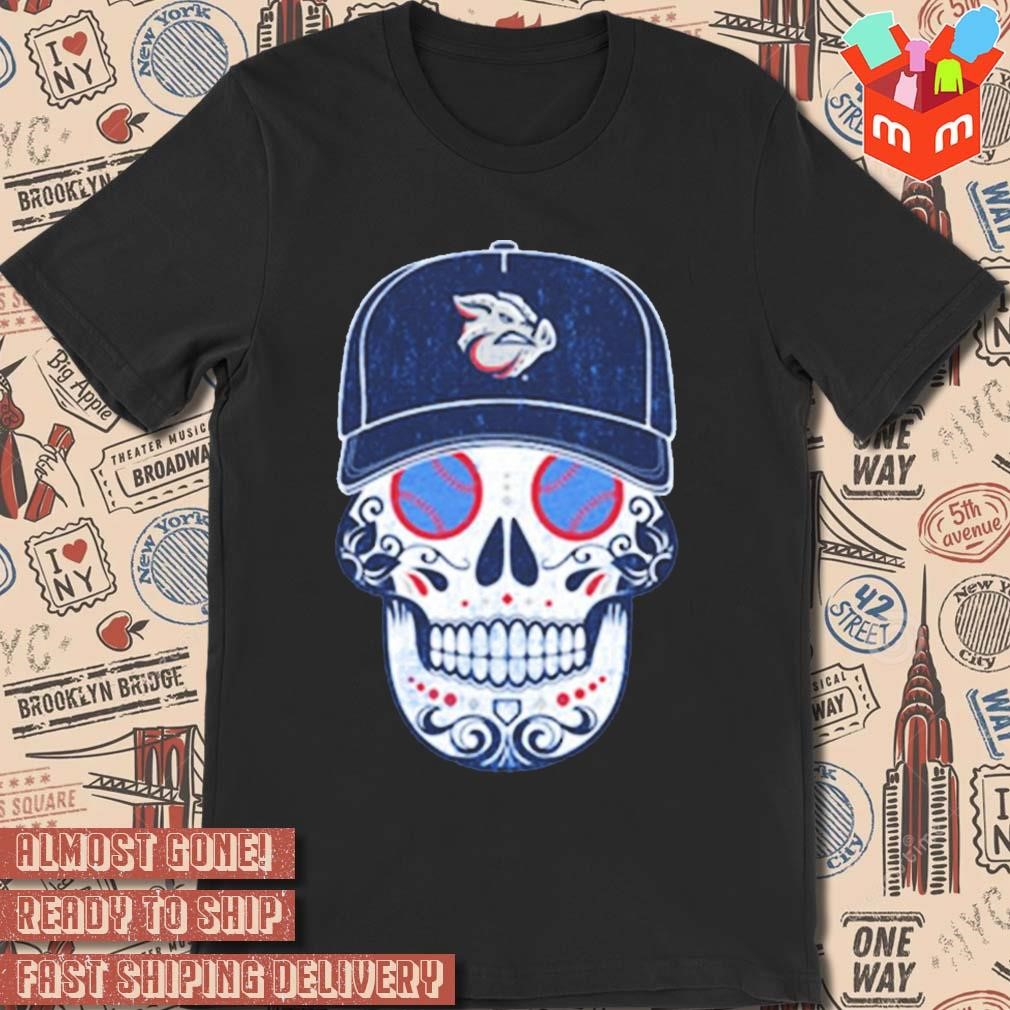 Lehigh Valley Ironpigs Sugar Skull T-shirt