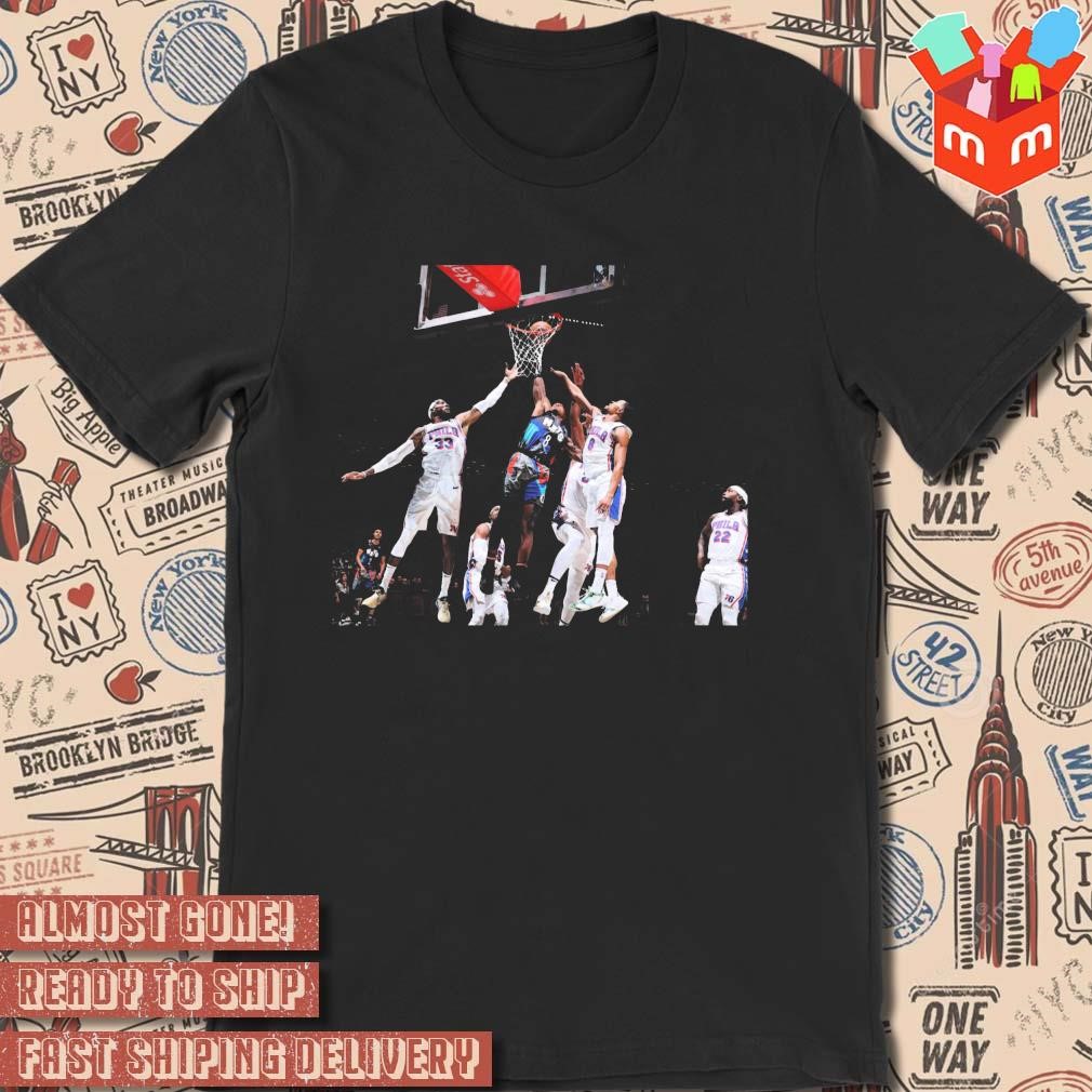 Lonnie Walker Dunked On Every 76ers Player t-shirt