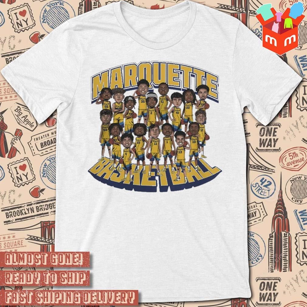 Marquette Men's Basketball 2023-2024 Team T-shirt