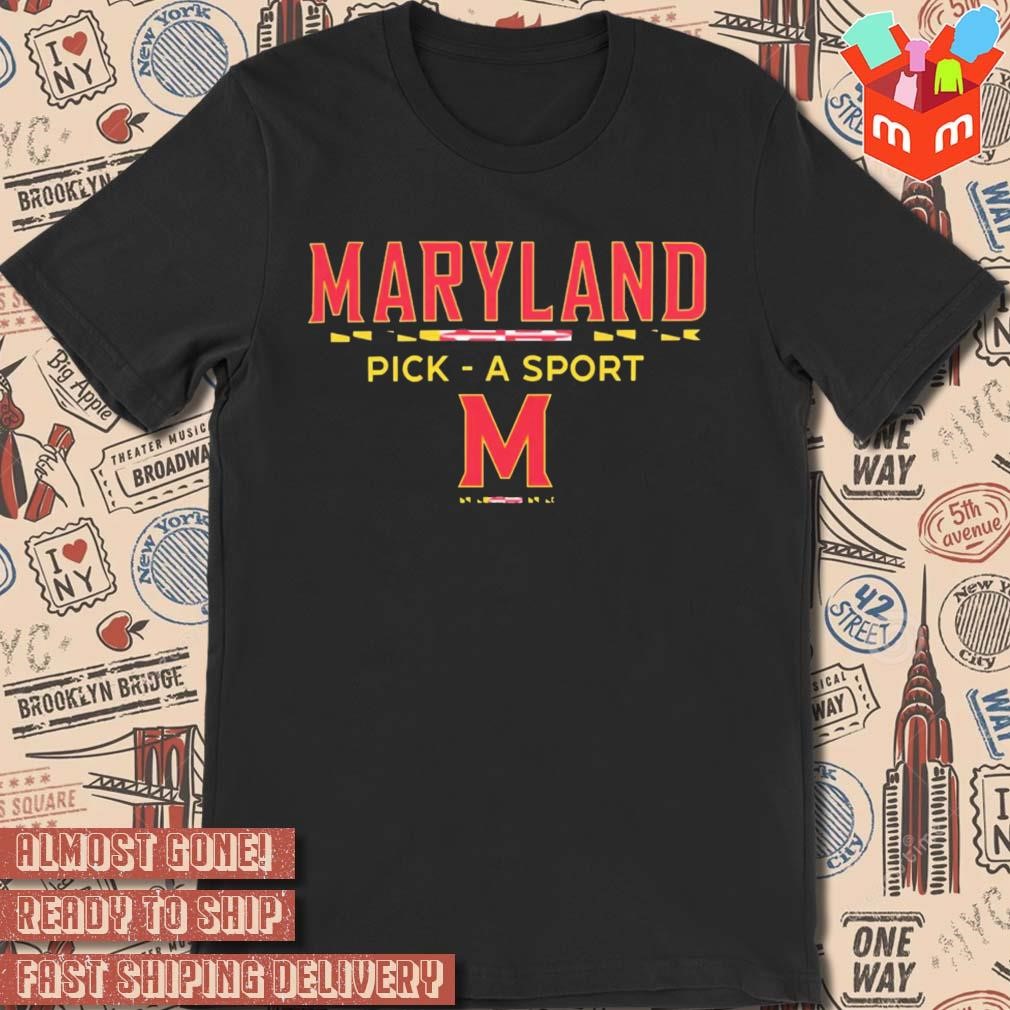 Maryland Terrapins Personalized Authentic Pick A Sport t-shirt