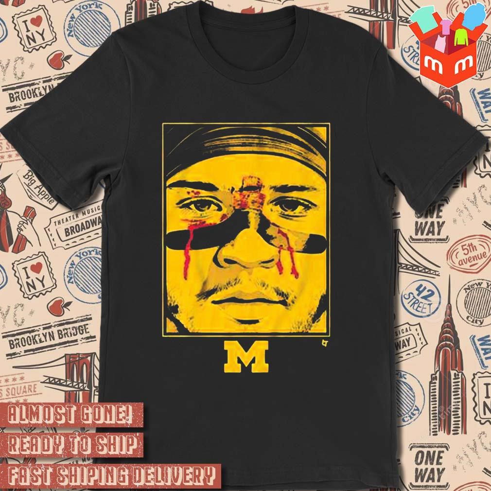 Michigan Football Blake Corum Game Face t-shirt