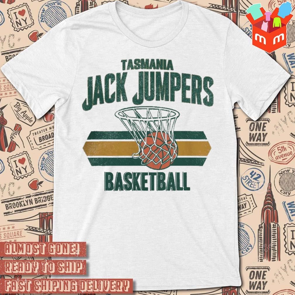 NBL Tasmania JackJumpers 23-24 Retro Basketball T-shirt