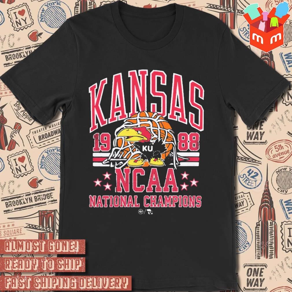 NCAA Kansas Jayhawks H-Champs Locker 1988 Vintage t-shirt