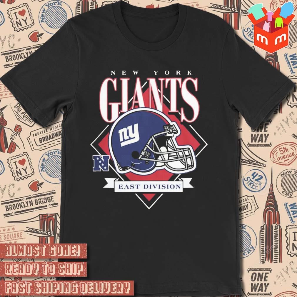 New York Giants East Division Helmet Historic Mark T-shirt
