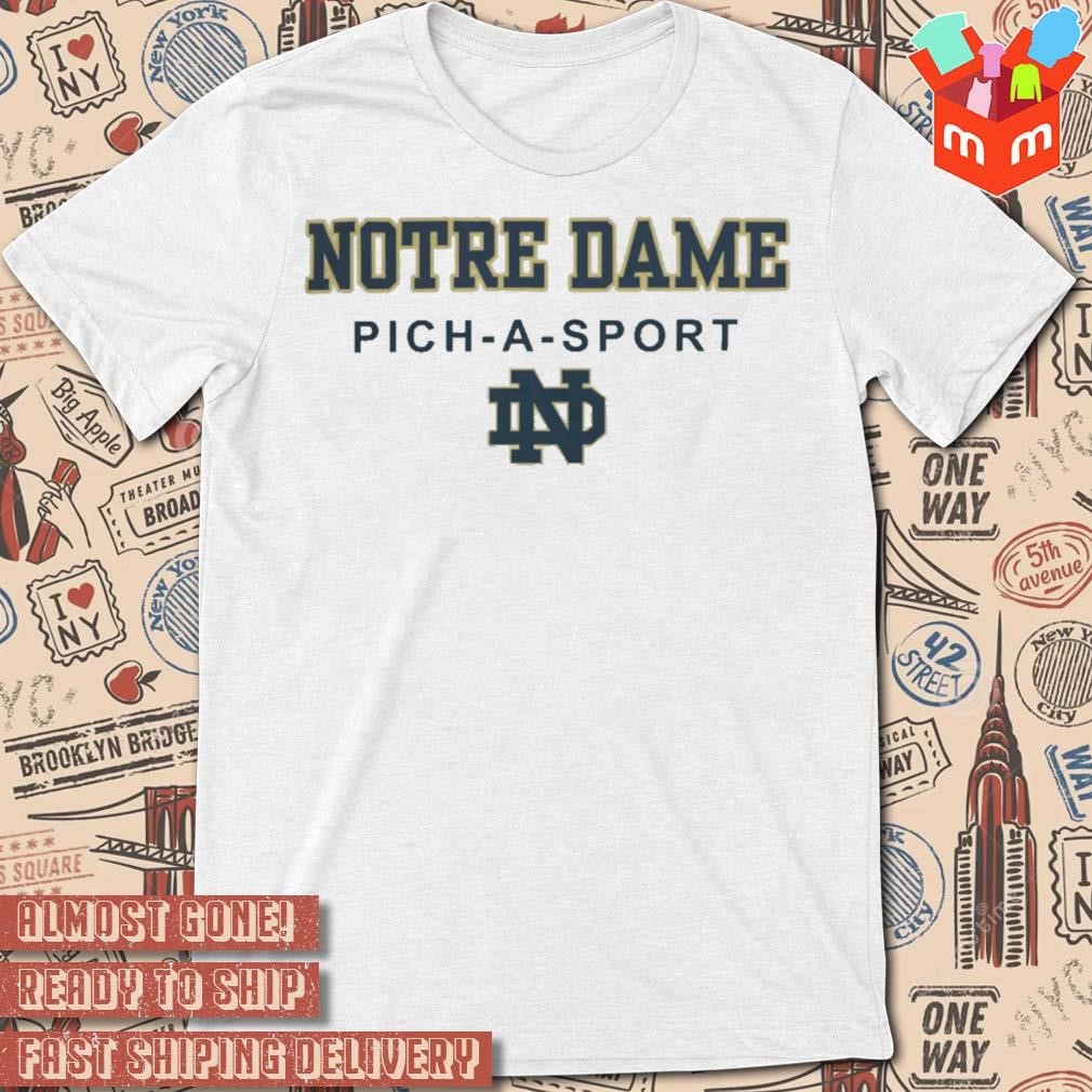 Notre Dame Personalized Authentic Pick A Sport t-shirt