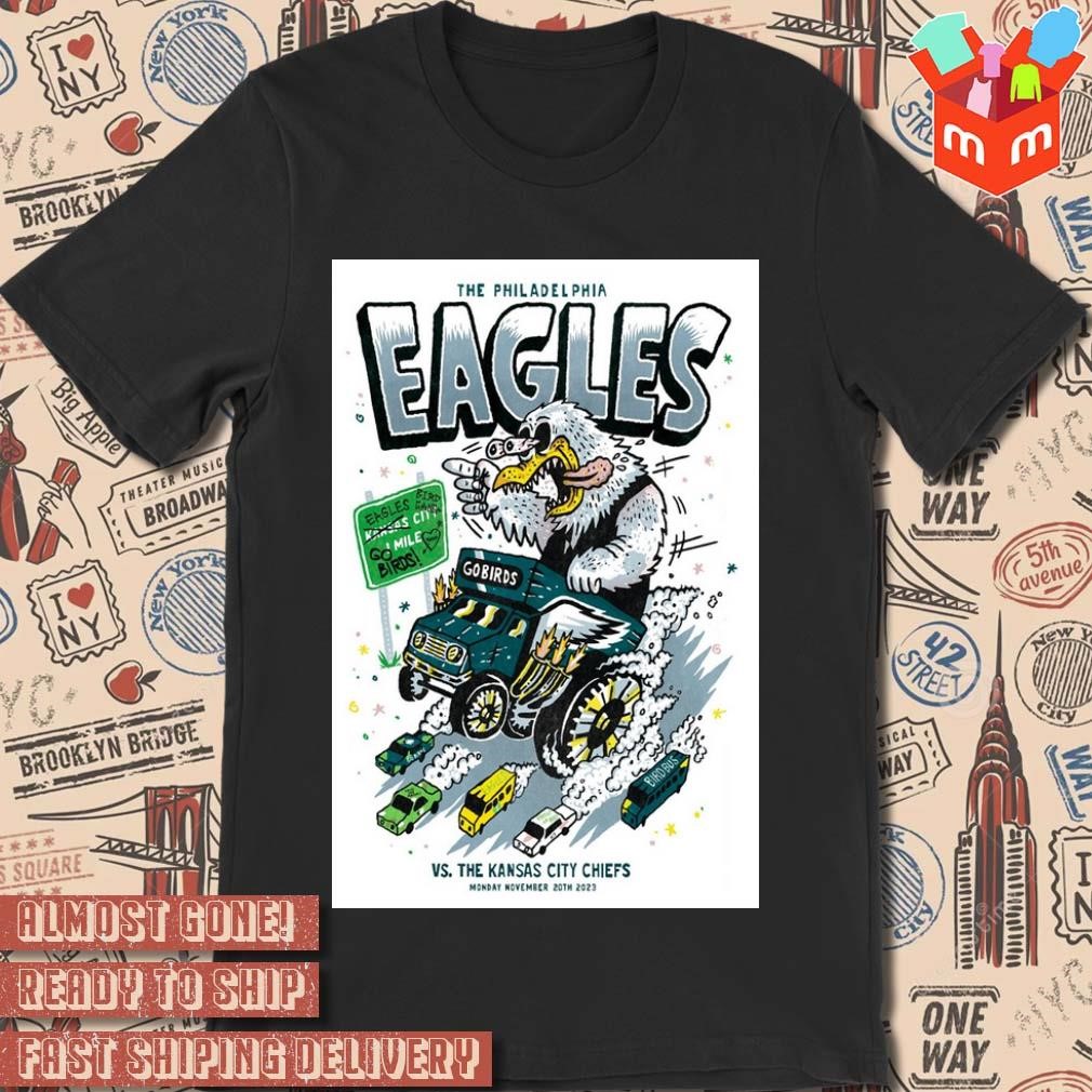 Philadelphia Eagles vs Kansas City Chiefs Nov 20-2023 poster t-shirt