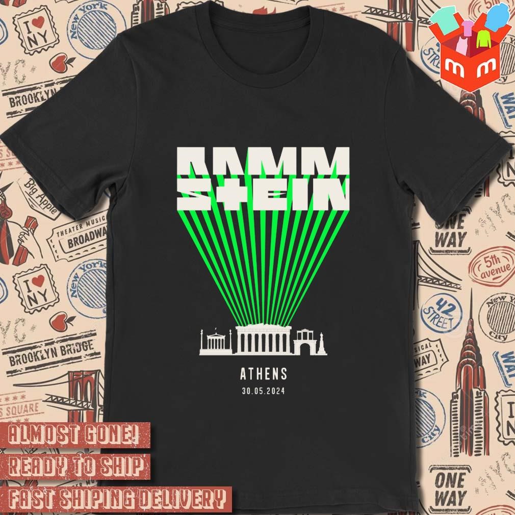 Rammstein Europe Stadium Tour 2024 Athens T-shirt