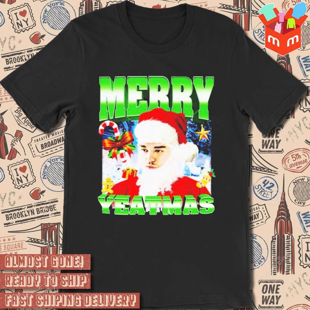 Rapper Yeat Merry yeatmas Christmas 2023 T-shirt