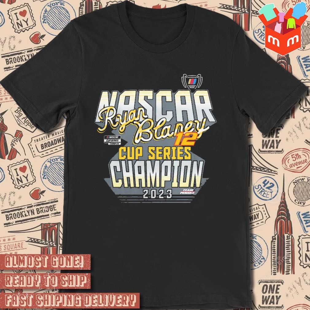 Ryan Blaney Carl Banks Black 2023 NASCAR Cup Series Champion First Pick T-shirt