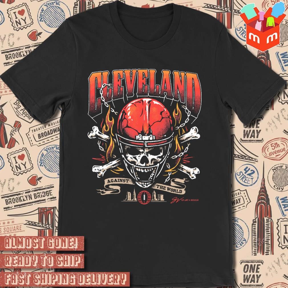 Skull Cleveland Against The World t-shirt