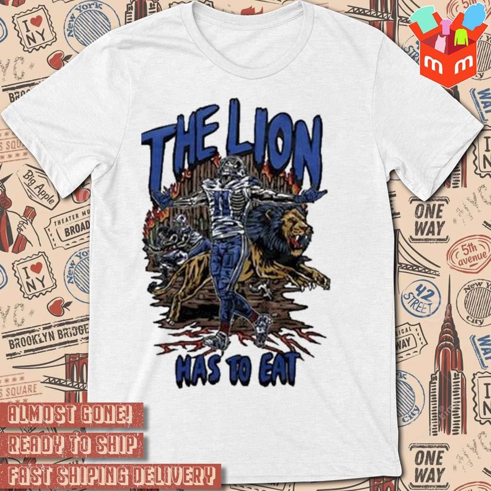 Skull The lion has to eat Dallas Cowboys T-shirt
