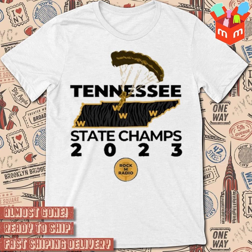 Tennessee Volunteers Rock M Radio State champs 2023 T-shirt