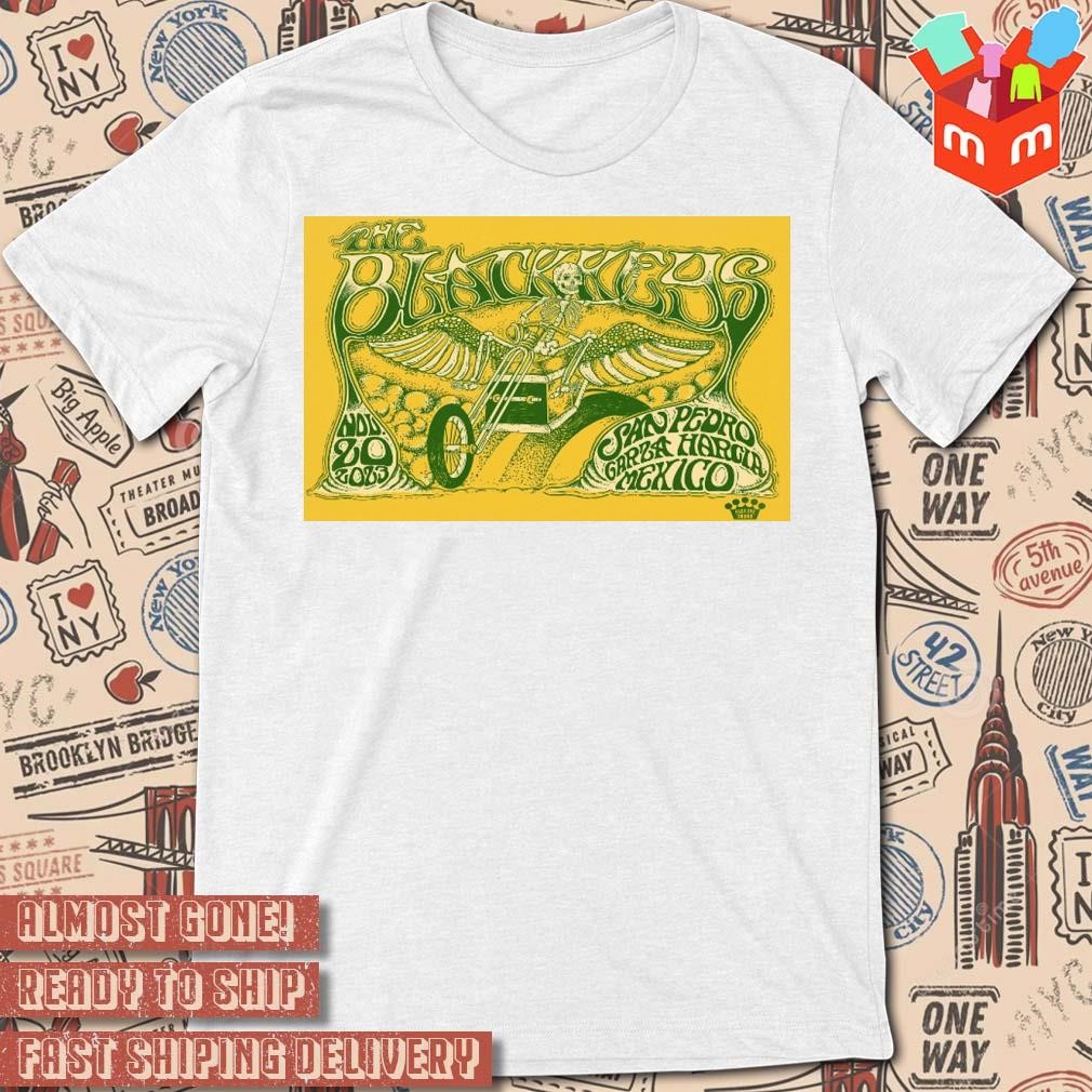 The Black Keys 2023 Mexico San Pedro Garza Garcia poster t-shirt