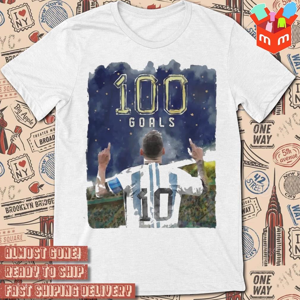 The Messi 100 Argentina Goals Graphic T-shirt