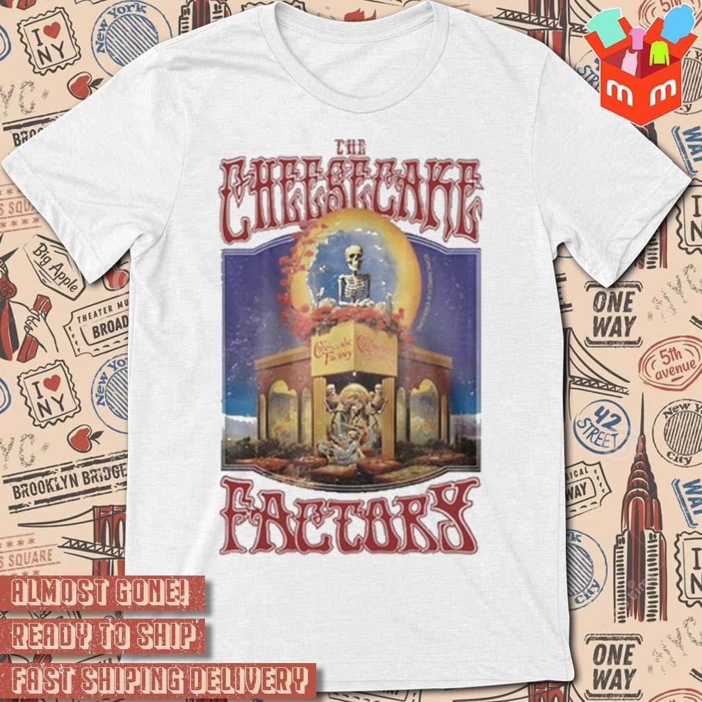 The cheesecake factory grateful dead skeleton T-shirt
