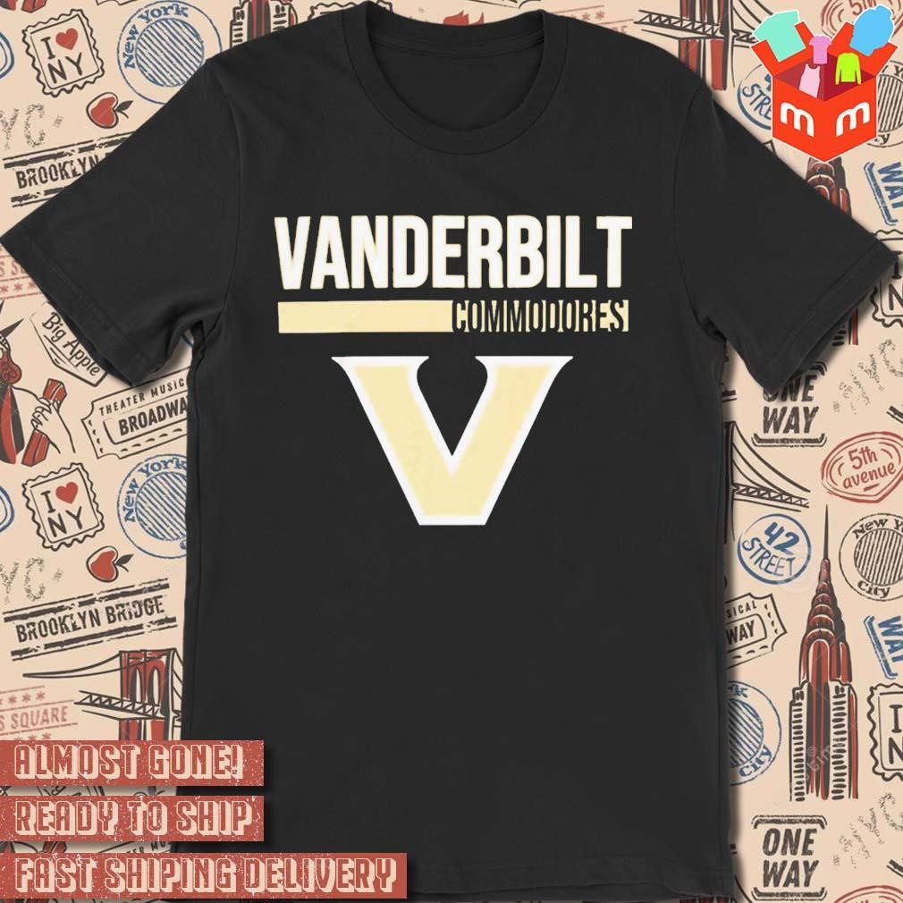 Vanderbilt Commodores Profile Big and Tall Two-Hit Logo t-shirt