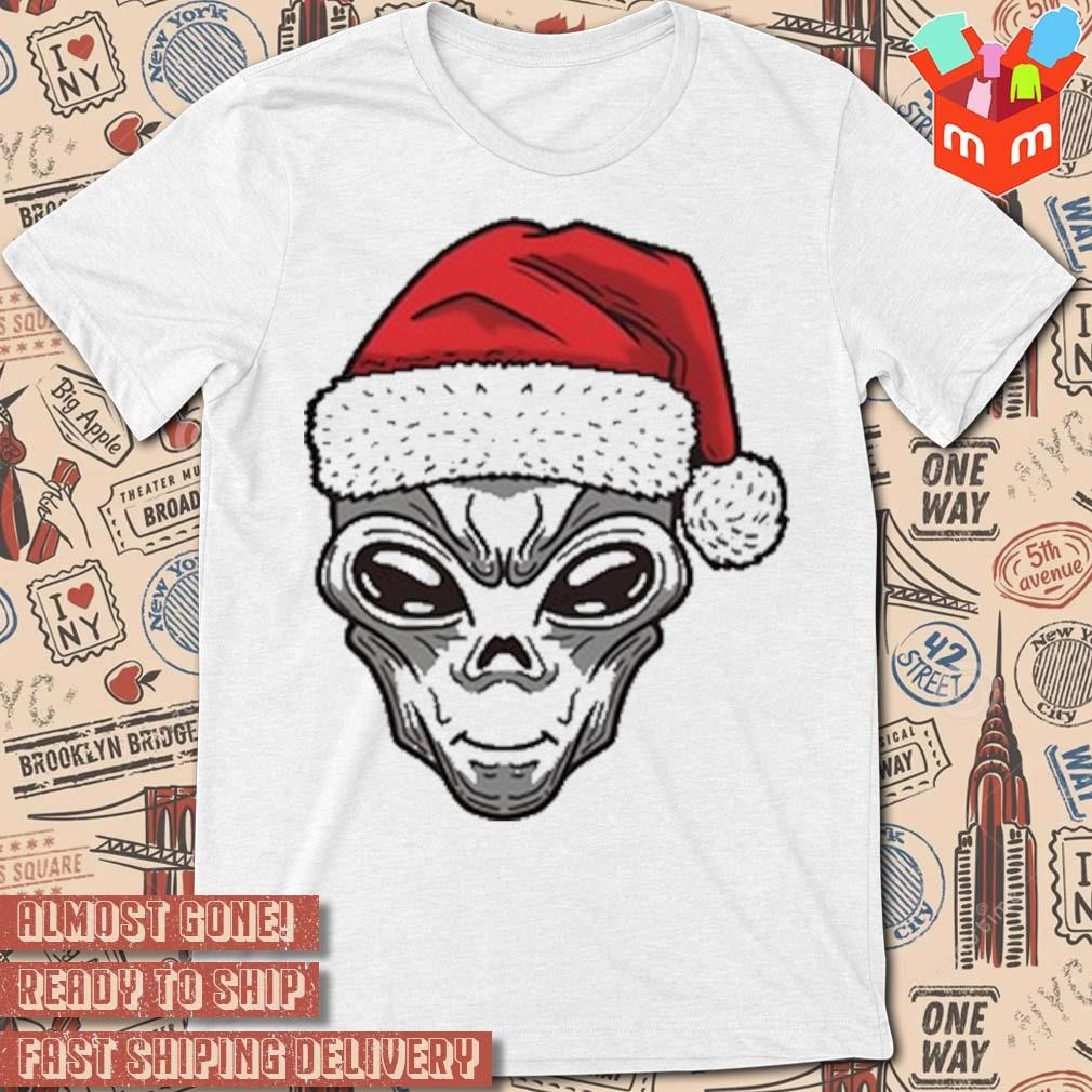 Xmas alien Santa Christmas 2023 T-shirt